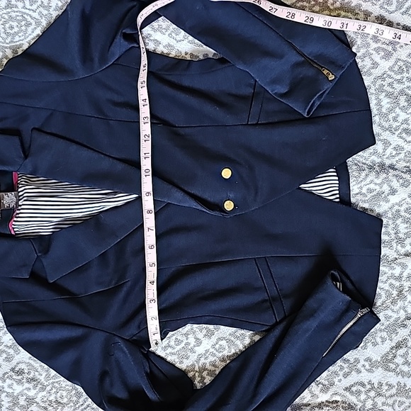 AWESOME FENN WRIGHT MANSON NAVY SOFT BLAZER - Picture 8 of 10